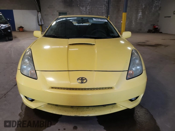 2003 Toyota Celica GT with VIN JTDDR32T930150872, listed as a Copart auction lot 76353954 with 129,294 mi miles and Salvage Title. Bid and sale history available at carsss.com. Image 5.