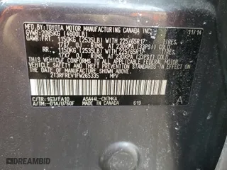 2015 Toyota RAV4 XLE with VIN 2T3RFREV1FW265335, listed as a Copart auction lot 50561665 with 173,374 mi miles and Salvage Title. Bid and sale history available at carsss.com. Image 13.