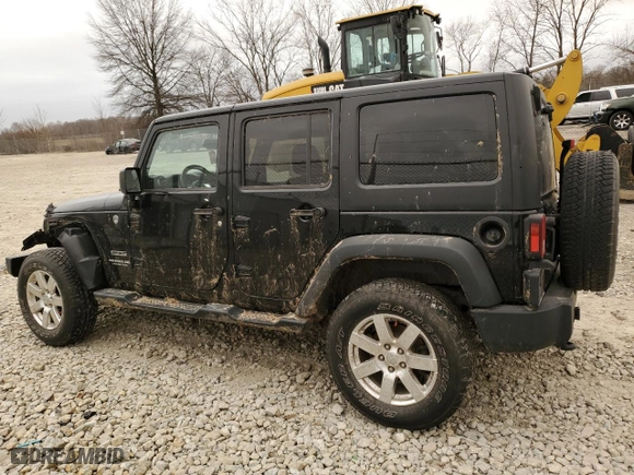 2015 Jeep Wrangler Unlimited Sport with VIN 1C4HJWDG9FL598249, listed as a Copart auction lot 49775035 with 116,486 mi miles and Salvage Title. Bid and sale history available at carsss.com. Image 2.