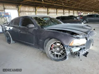 2014 Dodge Charger RT Plus with VIN 2C3CDXCT4EH333311, listed as a Copart auction lot 45233855 with 134,917 mi miles and Salvage Title. Bid and sale history available at carsss.com. Image 4.