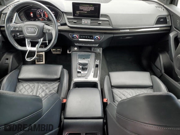 2018 Audi SQ5 Prestige with VIN WA1C4AFY6J2098746, listed as a Copart auction lot 56747805 with 47,566 mi miles and Salvage title. Bid and sale history available at DreamBid. Image 8.