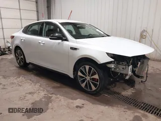 2017 Kia Optima SX with VIN 5XXGW4L29HG137952, listed as a IAAI auction lot 41127562 with 97,111 mi miles. Bid and sale history available at carsss.com. Image 1.