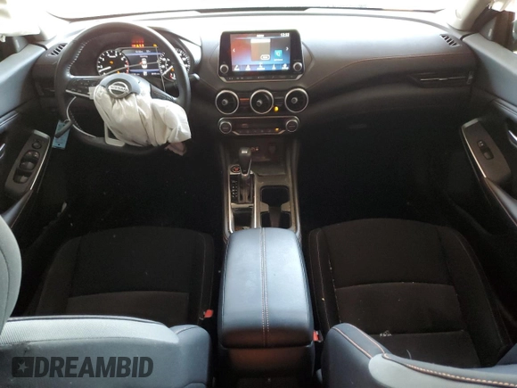 2021 Nissan Sentra SR with VIN 3N1AB8DV5MY308945, listed as a Copart auction lot 46345205 with 33,674 mi miles and Salvage Title. Bid and sale history available at DreamBid. Image 8.