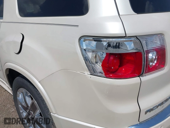 2012 GMC Acadia Denali with VIN 1GKKRTED2CJ247504, listed as a IAAI auction lot 39712204 with 134,223 mi miles and . Bid and sale history available at DreamBid. Image 12.
