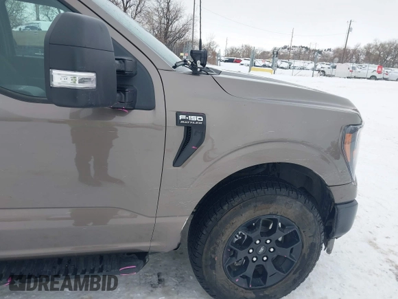 2023 Ford F-150 XL with VIN 1FTFW1E85PFA33757, listed as a IAAI auction lot 41266489 with 8,655 mi miles. Bid and sale history available at carsss.com. Image 21.