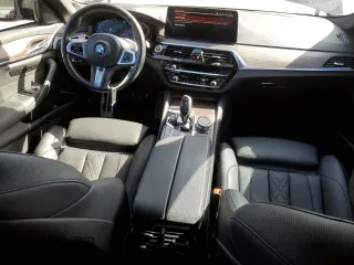 2021 BMW 5 Series 540i with VIN WBA53BJ03MCF79416, listed as a Copart auction lot 54377595 with 59,255 mi miles and Salvage title. Bid and sale history available at DreamBid. Image 8.
