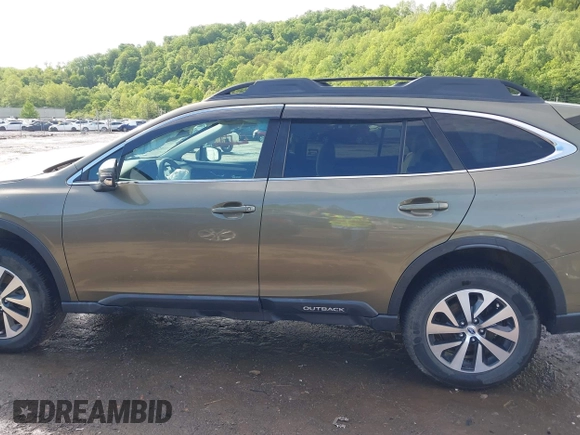 2020 Subaru Outback Premium with VIN 4S4BTACC1L3224596, listed as a IAAI auction lot 42187988 with 59,604 mi miles and . Bid and sale history available at DreamBid. Image 15.