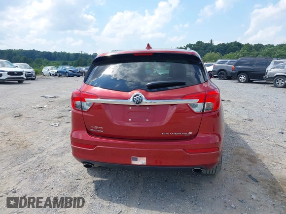 2016 Buick Envision Premium I with VIN LRBFXESXXGD186788, listed as a IAAI auction lot 39812767 with 38,067 mi miles and . Bid and sale history available at DreamBid. Image 16.