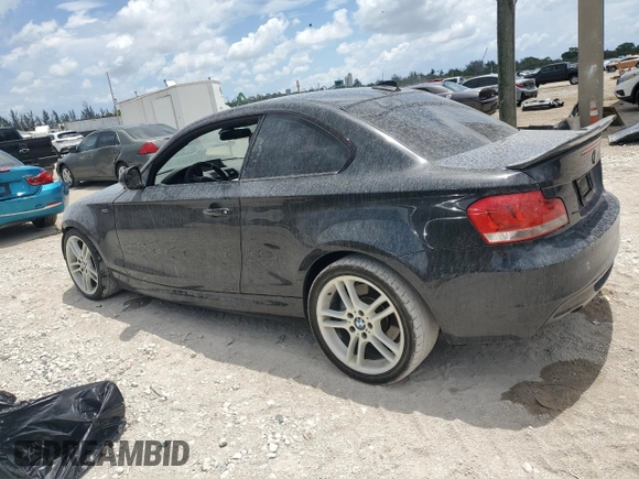 2012 BMW 1 Series 135i with VIN WBAUC9C5XCVM12807, listed as a Copart auction lot 61680225 with 117,314 mi miles and Salvage title. Bid and sale history available at DreamBid. Image 2.