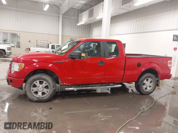 2010 Ford F-150 XL with VIN 1FTEX1EW4AKE80389, listed as a IAAI auction lot 41257745 with 214,968 mi miles. Bid and sale history available at carsss.com. Image 14.
