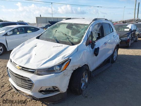 2018 Chevrolet Trax LT with VIN 3GNCJLSB6JL359861, listed as a IAAI auction lot 41606820 with 72,464 mi miles. Bid and sale history available at carsss.com. Image 19.