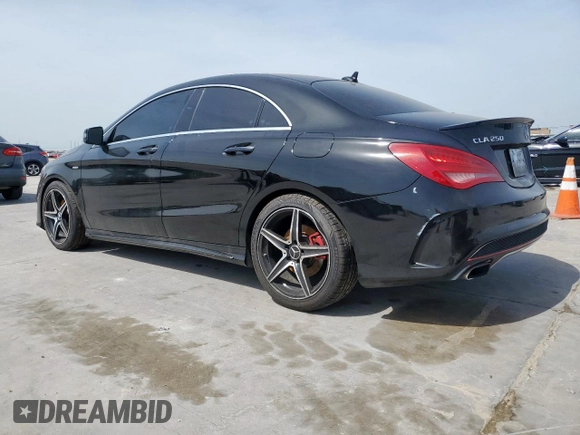 2016 Mercedes-Benz CLA 250 with VIN WDDSJ4GB9GN390040, listed as a Copart auction lot 56419625 with 83,047 mi miles and Salvage title. Bid and sale history available at DreamBid. Image 2.