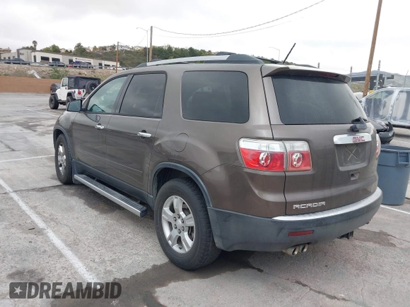 2011 GMC Acadia SL with VIN 1GKKRNED8BJ187254, listed as a IAAI auction lot 41785901 with 126,310 mi miles and . Bid and sale history available at carsss.com. Image 3.