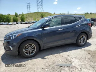 2018 Hyundai Santa Fe 2.4L with VIN 5NMZTDLB3JH107094, listed as a Copart auction lot 61688835 with 53,686 mi miles and Salvage title. Bid and sale history available at DreamBid. Image 1.