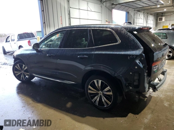 2023 Volvo XC60 Plus Bright Theme with VIN YV4L12RN2P1289100, listed as a Copart auction lot 86898924 with 25,282 mi miles and Salvage Title. Bid and sale history available at carsss.com. Image 2.