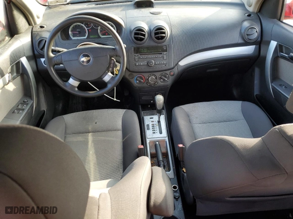 2010 Chevrolet Aveo LT w/1LT with VIN KL1TD6DE6AB098555, listed as a Copart auction lot 44500055 with 149,069 mi miles and Salvage Title. Bid and sale history available at carsss.com. Image 8.