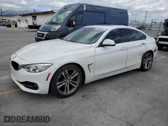 2016 BMW 4 Series 428i with VIN WBA4A9C5XGGL88217, listed as a Copart auction lot 56956985 with 156,209 mi miles and Salvage title. Bid and sale history available at DreamBid. Image 1.