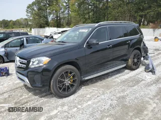 2019 Mercedes-Benz GLS 450 with VIN 4JGDF6EE1KB237624, listed as a Copart auction lot 49441755 with 51,955 mi miles and Salvage Title. Bid and sale history available at DreamBid. Image 1.