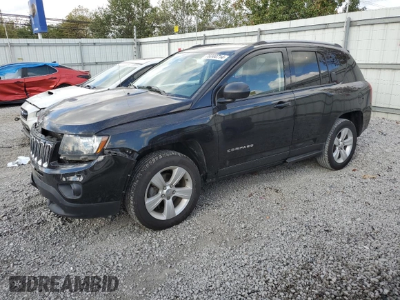 2017 Jeep Compass Sport SE with VIN 1C4NJCBA1HD124793, listed as a Copart auction lot 76044714 with 97,220 mi miles and Salvage title. Bid and sale history available at DreamBid. Image 1.