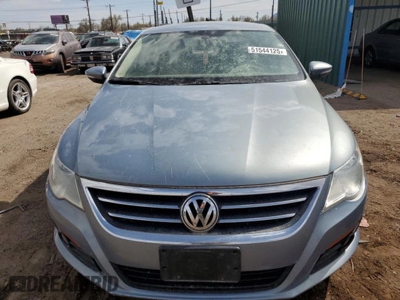 2010 Volkswagen CC Sport with VIN WVWML7AN2AE524508, listed as a Copart auction lot 51544125 with 137,841 mi miles and Salvage Title. Bid and sale history available at carsss.com. Image 5.