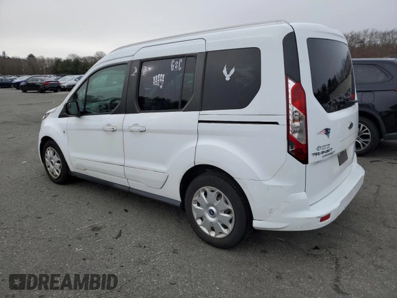 2015 Ford Transit Connect XLT with VIN NM0AE8F77F1202312, listed as a Copart auction lot 87724125 with 100,463 mi miles and Salvage title. Bid and sale history available at DreamBid. Image 2.