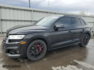 2019 Audi SQ5 Prestige with VIN WA1C4AFY1K2096680, listed as a Copart auction lot 51152345 with 50,224 mi miles and Salvage Title. Bid and sale history available at carsss.com. Image 1.
