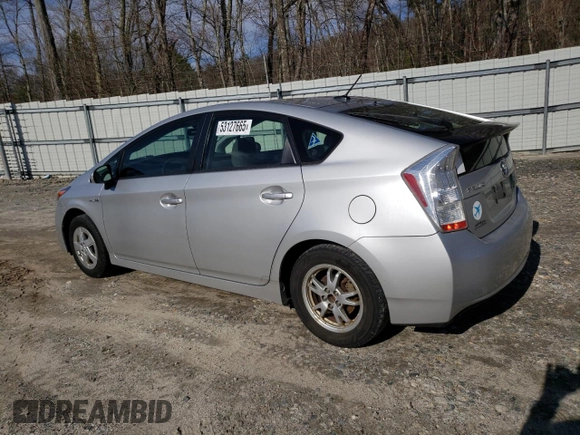 2011 Toyota Prius I with VIN JTDKN3DU7B0281225, listed as a Copart auction lot 53127665 with 211,925 mi miles and Clean Title. Bid and sale history available at DreamBid. Image 2.