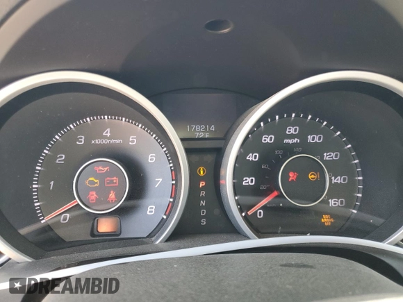 2010 Acura TL Tech with VIN 19UUA8F51AA016950, listed as a Copart auction lot 52328725 with 178,214 mi miles and Non Repairable. Bid and sale history available at carsss.com. Image 9.