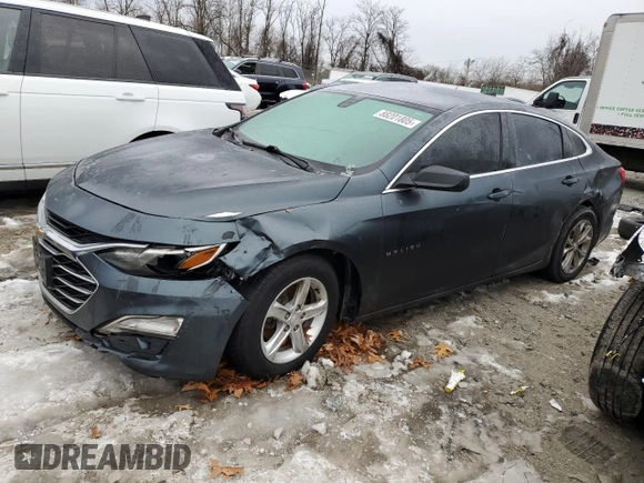 2020 Chevrolet Malibu LS with VIN 1G1ZB5ST4LF017044, listed as a Copart auction lot 88201805 with 132,772 mi miles and Salvage Title. Bid and sale history available at DreamBid. Image 1.