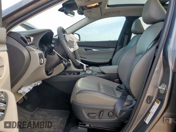 2023 Infiniti QX50 Luxe z VIN 3PCAJ5BA3PF105275, wystawiony jako Copart lot #61144205 z przebiegiem 26 399 mil mil oraz Szkoda całkowita • Salvage title. Historia ofert i sprzedaży dostępna na DreamBid. Obrazek 7.