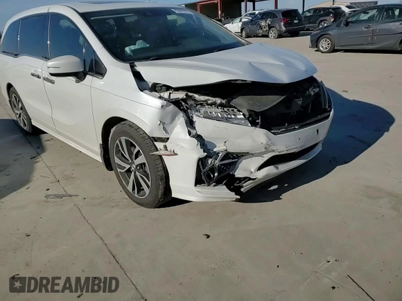 2020 Honda Odyssey Elite with VIN 5FNRL6H91LB037293, listed as a Copart auction lot 45844985 with Not Provided miles and Salvage Title. Bid and sale history available at DreamBid. Image 11.