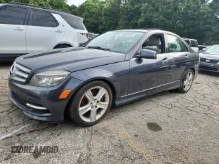 2011 Mercedes-Benz C 300 Sport with VIN WDDGF8BBXBR138708, listed as a Copart auction lot 60682165 with 135,153 mi miles and Clean title. Bid and sale history available at DreamBid. Image 1.