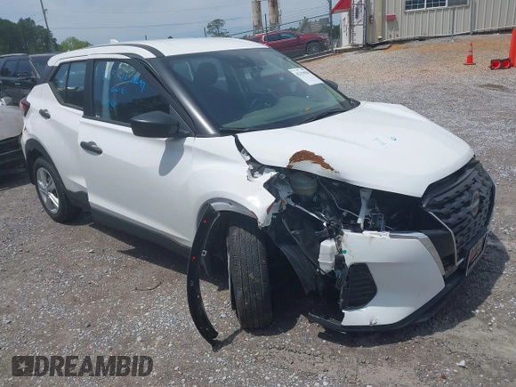 2023 Nissan Kicks S with VIN 3N1CP5BV9PL542017, listed as a IAAI auction lot 42154584 with 22,048 mi miles and . Bid and sale history available at carsss.com. Image 1.