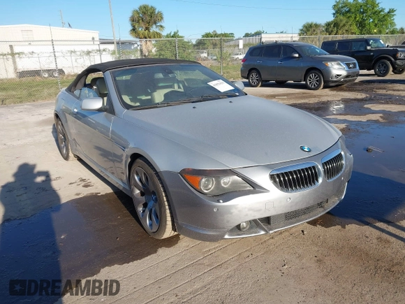 2006 BMW 6 Series 650Ci z VIN WBAEK13446CN77929, wystawiony jako IAAI lot #41853425 z przebiegiem 133 515 mil mil oraz . Historia ofert i sprzedaży dostępna na DreamBid. Obrazek 6.