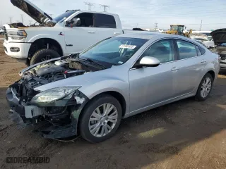 2010 Mazda Mazda6 i Touring Plus with VIN 1YVHZ8CH2A5M43421, listed as a Copart auction lot 51080595 with 70,966 mi miles and Salvage Title. Bid and sale history available at carsss.com. Image 1.