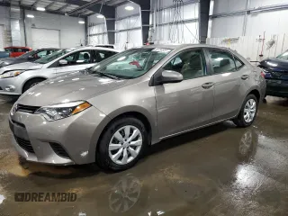 2014 Toyota Corolla L with VIN 5YFBURHE3EP037588, listed as a Copart auction lot 58734555 with 95,576 mi miles and Salvage title. Bid and sale history available at DreamBid. Image 1.