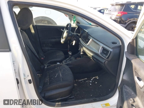 2022 Kia Rio S with VIN 3KPA24AD4NE498600, listed as a IAAI auction lot 40527357 with 59,614 mi miles and . Bid and sale history available at carsss.com. Image 5.