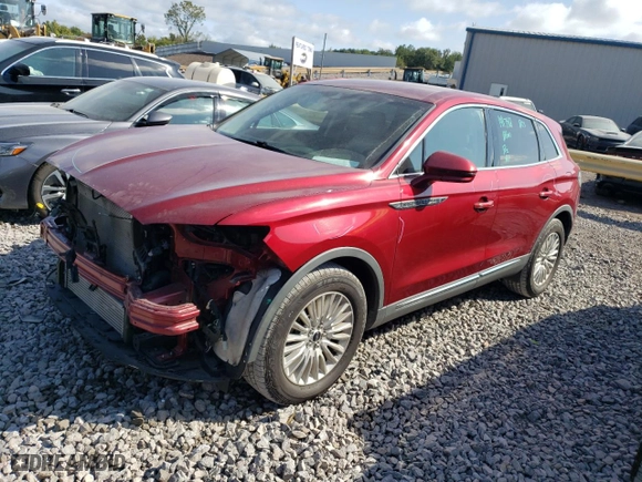 2019 Lincoln Nautilus Standard with VIN 2LMPJ6J95KBL57722, listed as a Copart auction lot 66652243 with NaN miles. Bid and sale history available at carsss.com. Image 1.