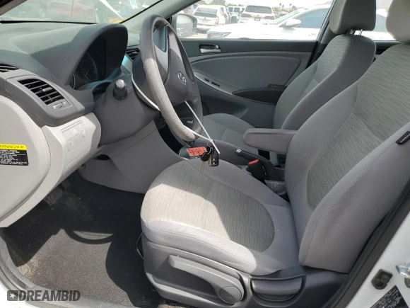 2017 Hyundai Accent SE with VIN KMHCT4AE1HU377863, listed as a Copart auction lot 52044595 with 83,150 mi miles and Salvage Title. Bid and sale history available at carsss.com. Image 7.