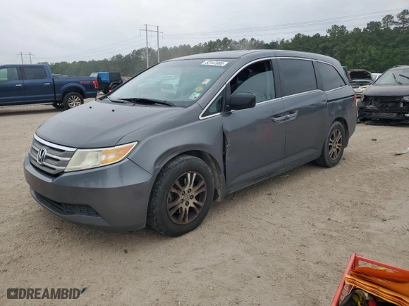2012 Honda Odyssey EX-L with VIN 5FNRL5H68CB035217, listed as a Copart auction lot 53147085 with 237,347 mi miles and Clean Title. Bid and sale history available at carsss.com. Image 1.