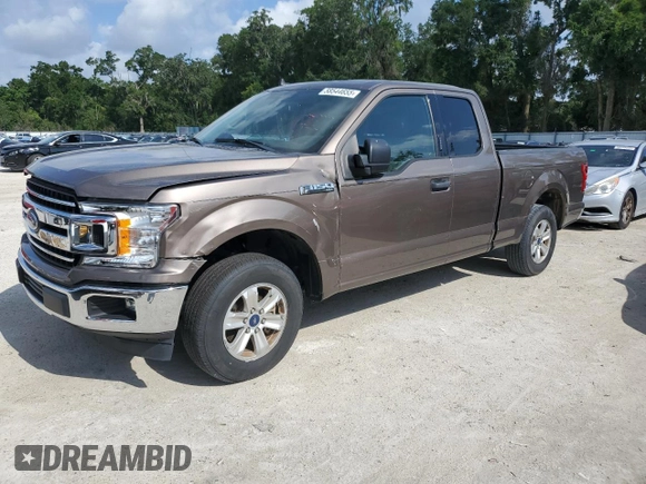 2019 Ford F-150 XL with VIN 1FTEX1CB3KKD95061, listed as a Copart auction lot 58544655 with 54,391 mi miles and Salvage title. Bid and sale history available at DreamBid. Image 1.