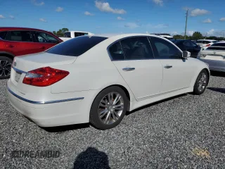 2013 Hyundai Genesis 3.8L with VIN KMHGC4DD0DU231517, listed as a Copart auction lot 74777994 with 129,206 mi miles and Non Repairable. Bid and sale history available at carsss.com. Image 3.