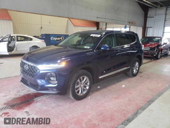 2020 Hyundai Santa Fe SEL with VIN 5NMS3CAD3LH188567, listed as a Copart auction lot 68756892 with 25,928 mi miles. Bid and sale history available at carsss.com. Image 1.