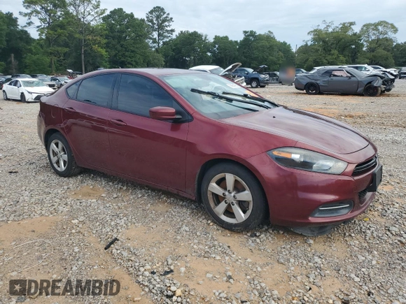 2015 Dodge Dart SXT with VIN 1C3CDFBB8FD319803, listed as a Copart auction lot 59894855 with 96,761 mi miles and Salvage title. Bid and sale history available at DreamBid. Image 4.
