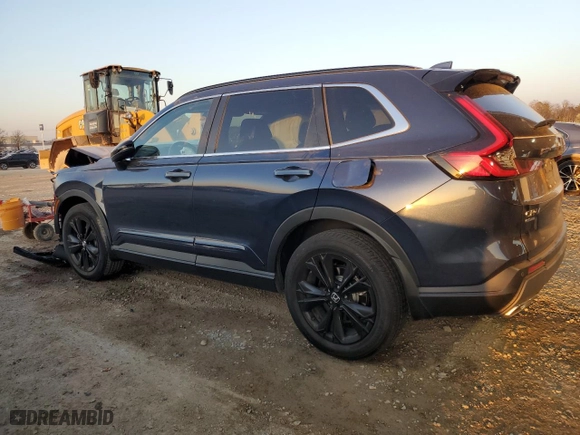 2024 Honda CR-V Hybrid Sport Touring with VIN 5J6RS6H93RL021101, listed as a Copart auction lot 48913245 with 32,276 mi miles and Salvage Title. Bid and sale history available at carsss.com. Image 2.