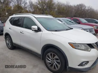2015 Nissan Rogue SL with VIN 5N1AT2MT6FC761145, listed as a IAAI auction lot 41447918 with 97,021 mi miles. Bid and sale history available at carsss.com. Image 13.