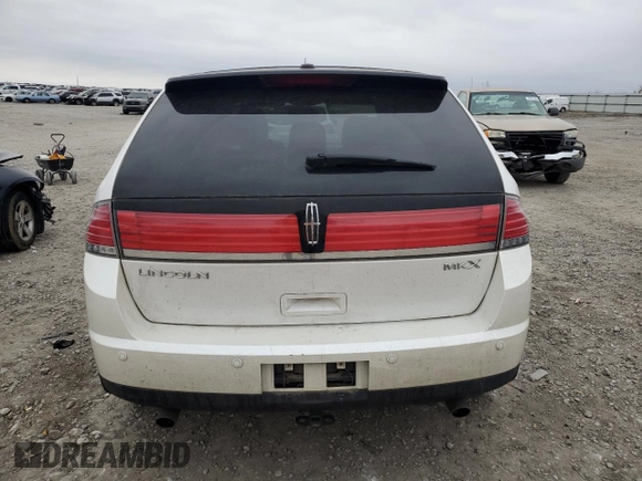 2009 Lincoln MKX with VIN 2LMDU68C79BJ12359, listed as a Copart auction lot 81906694 with 215,549 mi miles and Salvage Title. Bid and sale history available at DreamBid. Image 6.