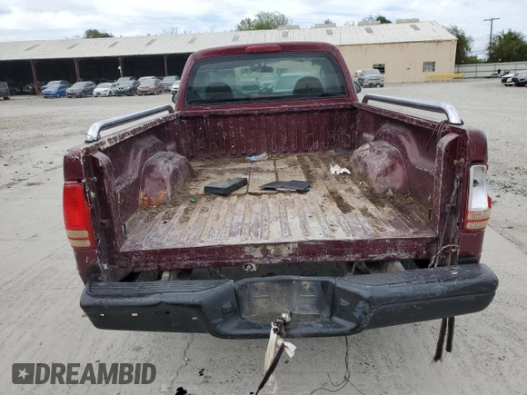 2003 Dodge Dakota with VIN 1D7FL16XX3S354070, listed as a Copart auction lot 42445675 with 206,311 mi miles and Clean Title. Bid and sale history available at carsss.com. Image 6.