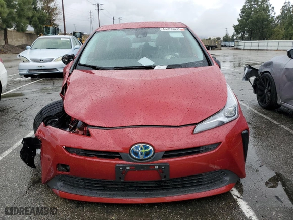 2020 Toyota Prius L Eco with VIN JTDKARFU9L3111895, listed as a Copart auction lot 45355095 with 14,547 mi miles and Salvage Title. Bid and sale history available at carsss.com. Image 5.