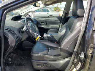 2016 Toyota Prius v Two with VIN JTDZN3EU2GJ054555, listed as a Copart auction lot 50606125 with 157,947 mi miles and Salvage Title. Bid and sale history available at carsss.com. Image 7.
